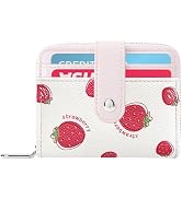 Sunwel Fashion Cute Prints Wallet Card Slots Small Wallet with Zipper Coin Pouch Wallet for Women...