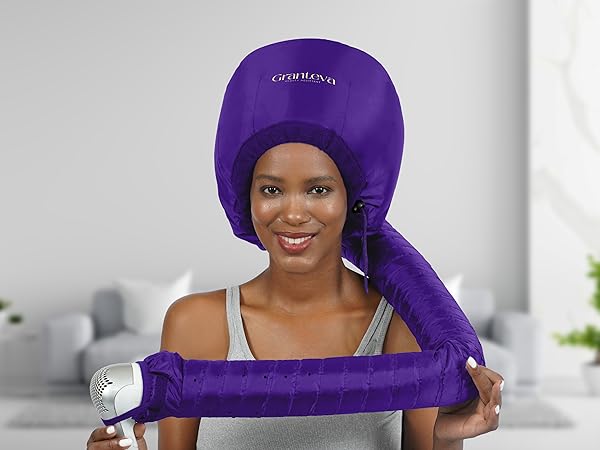 portable hair dryer with hood