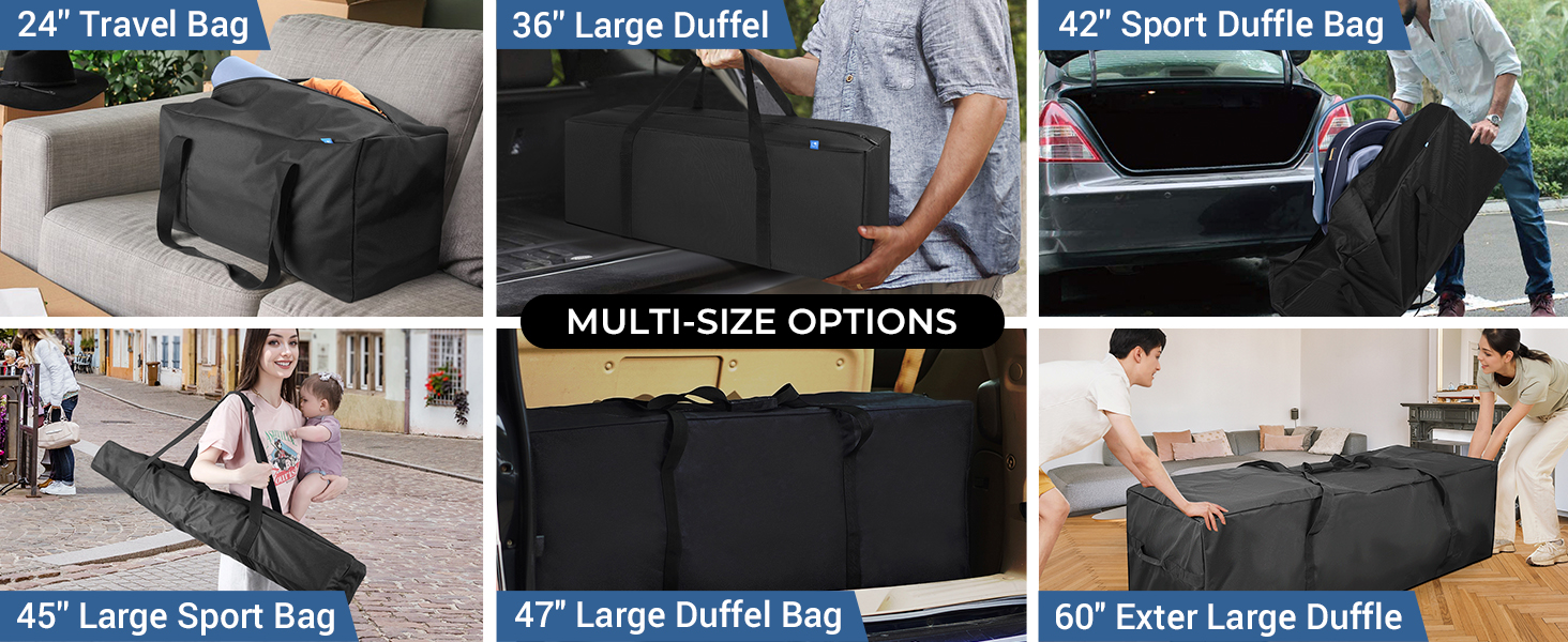 Multiple sizes to meet different needs