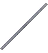 PEC Tools Flexible 12" x 300mm Machinist's Ruler, High-Carbon Steel, Accuracy 10ths/50ths/mm/0.5m...
