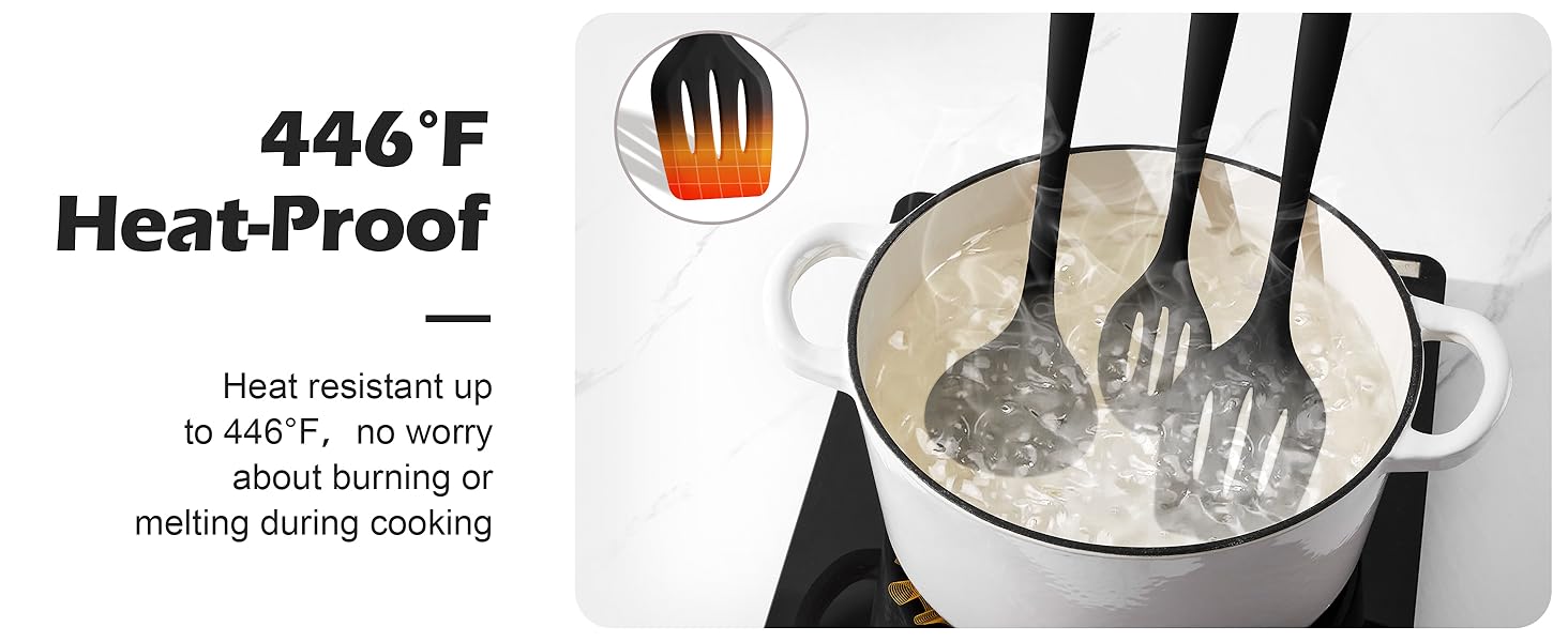 silicone utensil set