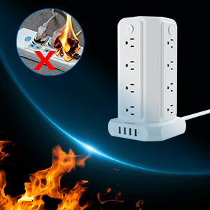 tower surge protector with usb