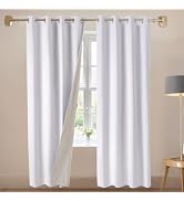 VEVOR Blackout Curtains, 84 Inch Length 2 Panels Set, 52 Inch Wide Each, Thermal Insulated 100% B...