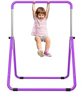 WATBKHE Kids Gymnastics Bar Gymnastic Equipment for Home Adjustable Height Gymnastic Training Bar...