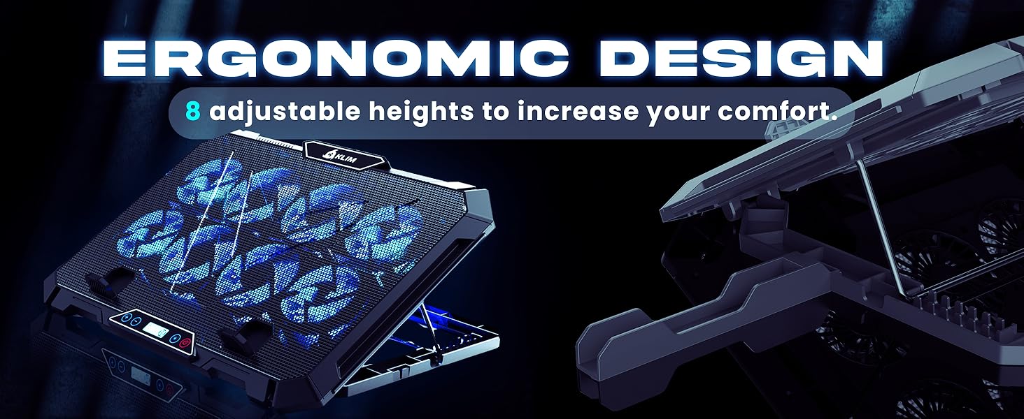 KLIM V8 Laptop Cooling Pad