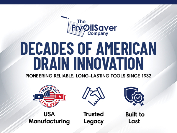 Easy Cleaning Flexible Drain Snake for Food, Hair & Clog Removal by FryOilSaver Co. B313C