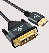 Thsucords 4K HDMI to DVI Cable 3.3FT, Video & Audio DVI to HDMI Adapter Cable Bi-Directional for ...