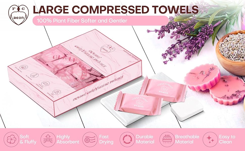 compressed towels