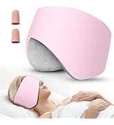 Sleep Mask, Eye Mask for Sleeping with Heads Adjustable, Earmuffs for Sleep for Men & Women, 2 in...
