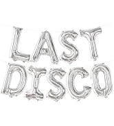 KatchOn, Silver Last Disco Balloons, 16 Inch - Last Disco Bachelorette Party Decorations | Silver...
