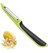 Vegetable Peeler, Swivel Potato Peelers with Handle, Green