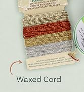 The Beadsmith Knot It Waxed Polyester Cord – Metallics – 0.7mm Diameter – 4 Cords, 15 Yards Each ...