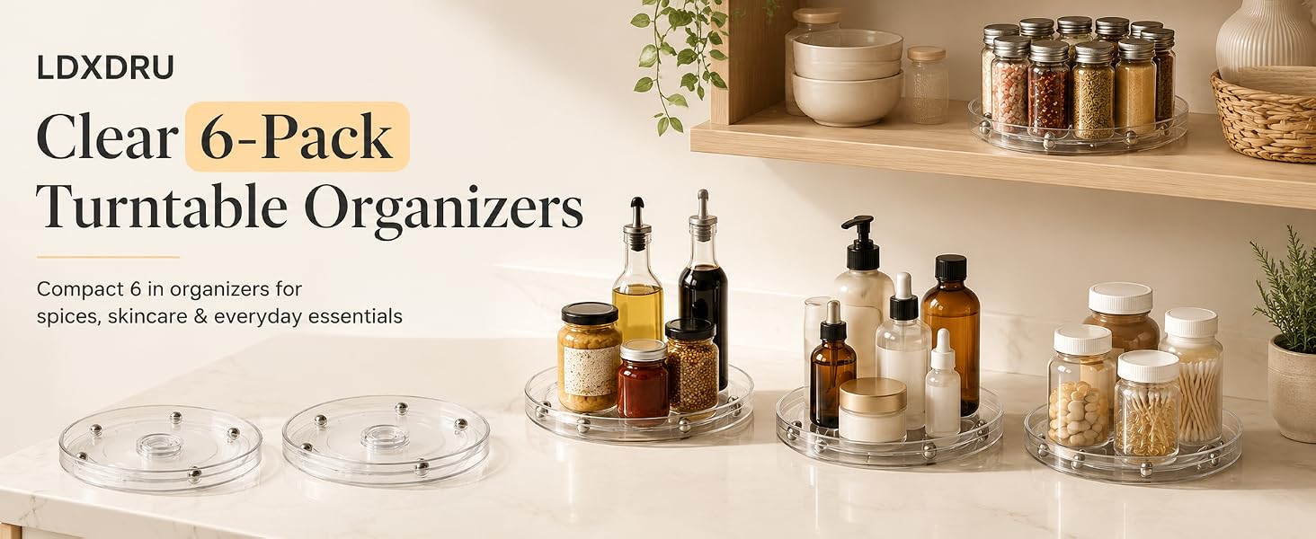 small lazy susan 6 inch 6 inch lazy susan mini lazy susan clear lazy susan organizer