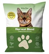 Kitty Poo Club Harvest Blend Clumping Grass Cat Litter, 8 lbs, Natural Grass-Based,...