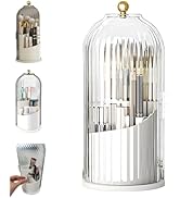 Concealed Toothbrush Holder, Rotating Bathroom Organizer Countertop, Toothbrush Holders with Cove...