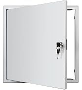 Donext Access Panel for Drywall/Ceiling, Wall Hole Cover with Lock and Keys, 16"x16" Metal Access...