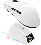 A.JAZZ AJ159APEX 8Khz Wireless Gaming Mouse Ultralight 56g with Magnetic Screen Charging Dock 420...