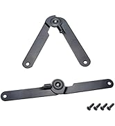 Pastlla 2 Pcs 180 Degree Rotatable Support Hinges Folding Lid Support Hinges for Furniture Cabine...