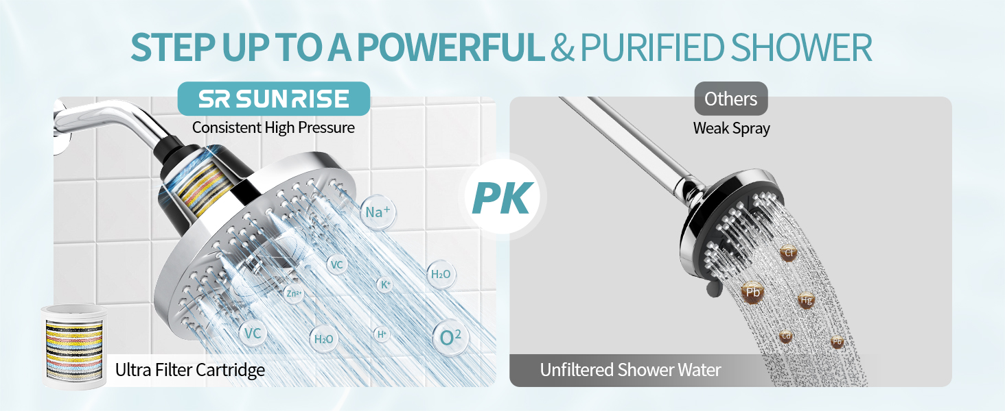 filtered shower head