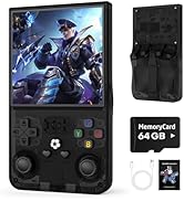 R36MAX Retro Handheld Game Console, 64GB Retro Gaming Console with 4.0 Inch Screen, Portable Vide...