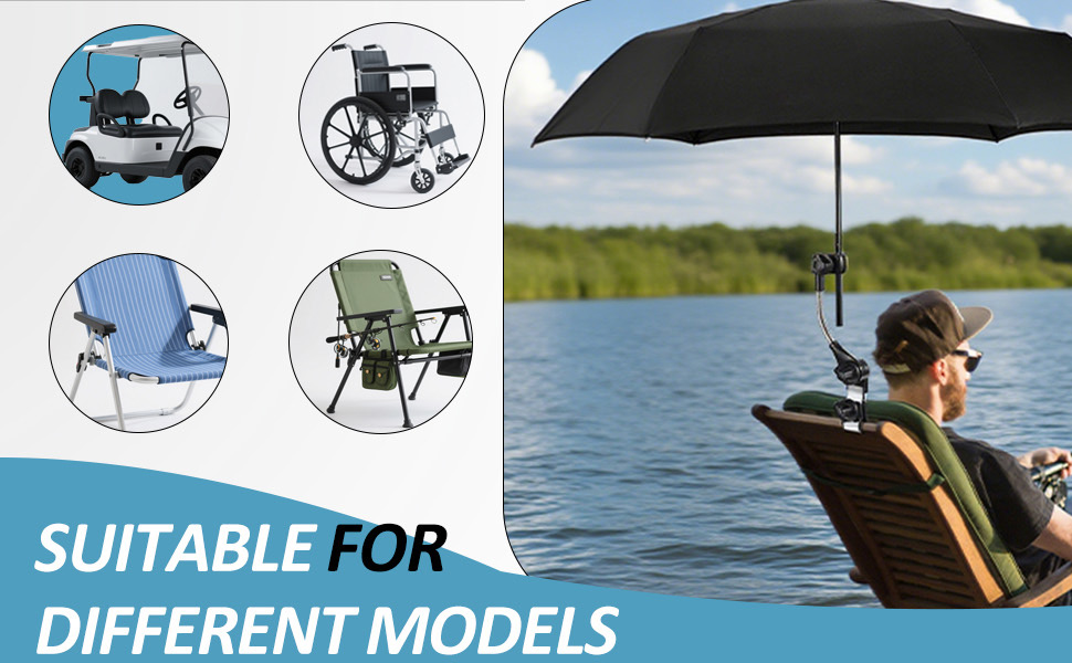 umbrella cup holder attachment