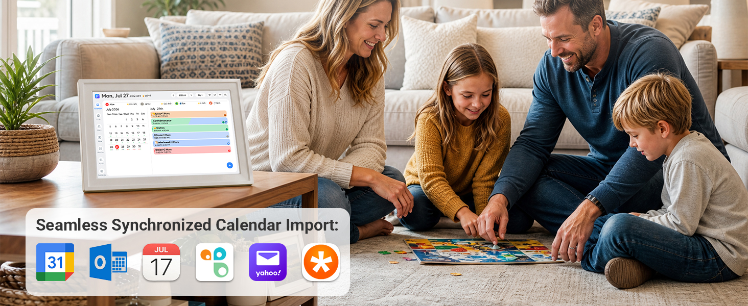 digital calendar calendar 10 inch