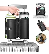 Yotako Suitcase Cup Holder, Portable Luggage Cup Holder for Suitcases, Foldable Travel Cup Holder...