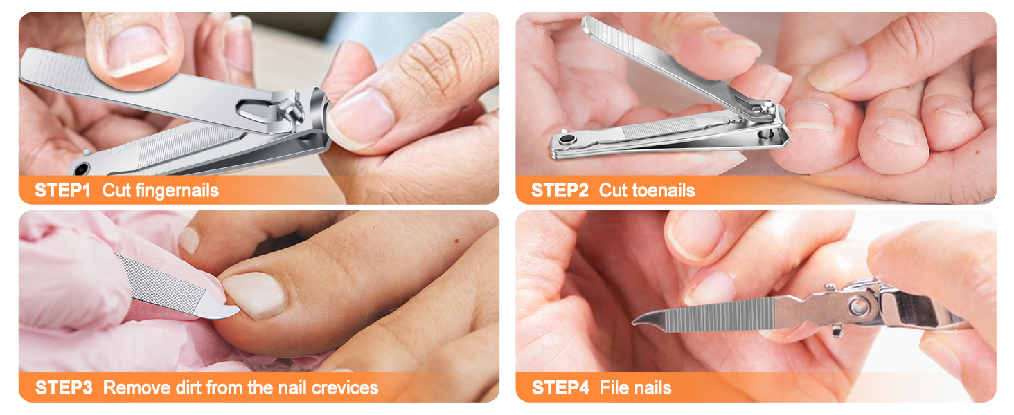 fingernail and toenail clippers