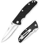 Vickay Pocket Knife, Folding Knife for Men and Women, 2.76" 8Cr13MoV Steel Blade, G10 Handle EDC ...