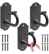 Kipika Wall Mount Workout Anchors - Heavy Duty Steel Home Gym Anchors for Resistance Bands, Stren...