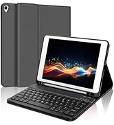 Keyboard Case for iPad 9th/8th/7th Generation 10.2 inch 2021/2020/2019, Slim Smart Folio Case wit...