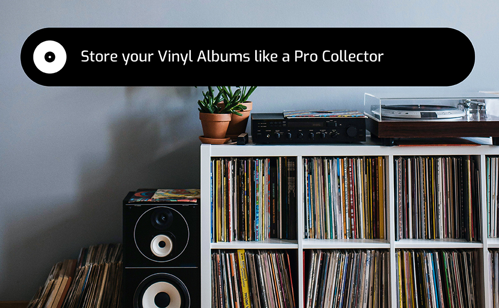 vinyl record storage album box player stands shelf boxes case crate turntable stand inch stackable