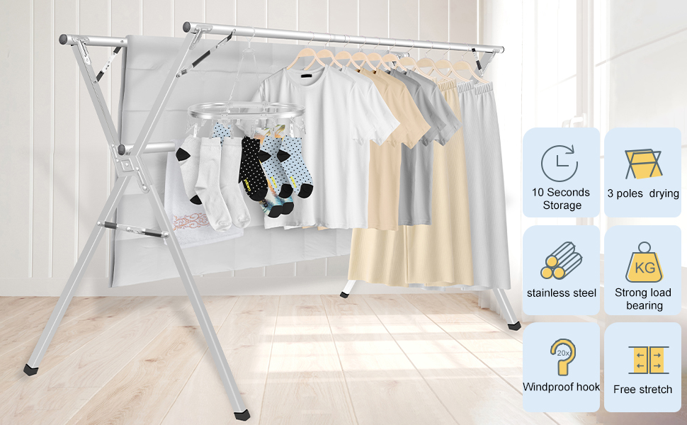 clothes drying rack