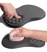Armanza Ergonomic Joint Wrist Support Mouse Pad with Memory Foam Cushion Massage Bump, Carpal Tun...