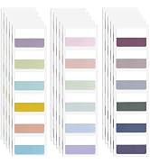 Potanro Sticky Tabs 360pcs Color Tabs for Notebooks 1.8 Inch Book Tabs Writable Annotation Tabs R...