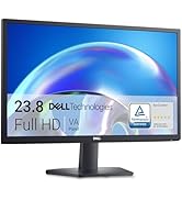 Dell 24 SE2425H Monitor - 23.8-Inch Full HD (1920x1080), VA Panel, 5ms Response Time, Tilt, Certi...