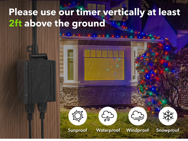 outdoor lights timer