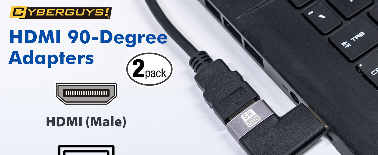 HDMI RIGHT ANGLE FLAT ADAPTER