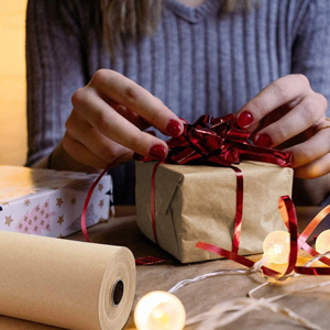 brown paper roll