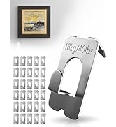 Amuille Claw Picture Hanger for Drywall 30 Pcs - Heavy Duty Picture Drywall Hooks Hold Up to 40lb...