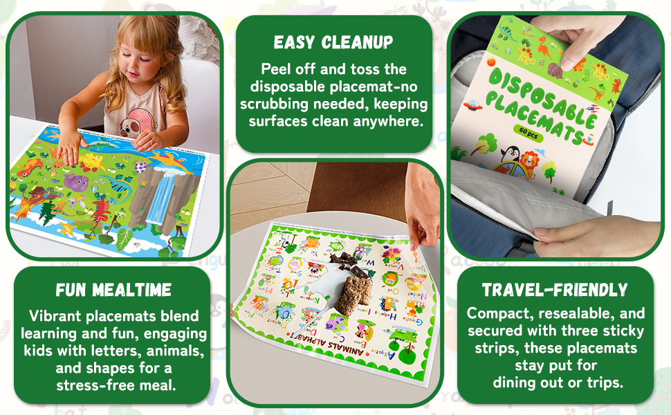 Non Slip Disposable Placemats