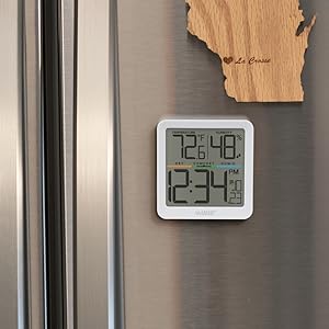 Lacrosse, la crosse, 302-1408, temperature, digital, thermometer, indoor comfort, humidity