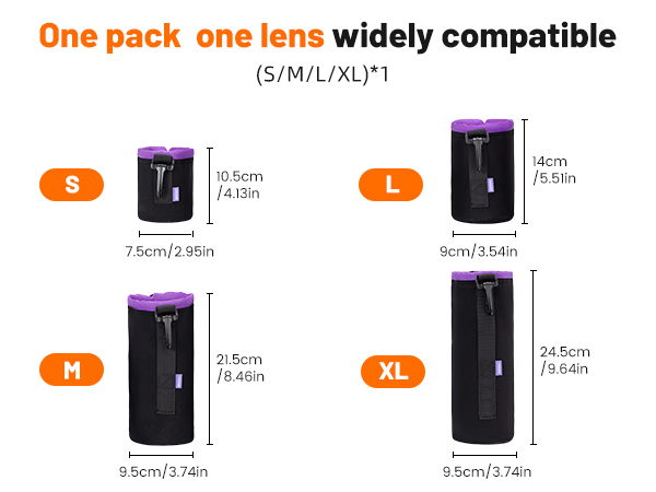 Camera Lens Pouch