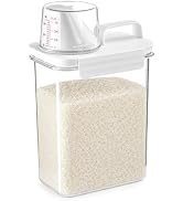 LLeekk Rice Storage Container, 2.5-4 Lbs Tcereal Storage Container | Airtight Rice Container, Cat...