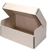 Lineco, Tan Hinged Lid Photo Box 5.5"x7.75"x12" Archival Acid Free. Holds up to 1,100 of 4x6 or 5...