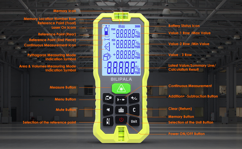 laser distance measuring tool