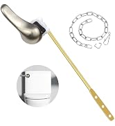 Hidnvefen Toilet Handle Replacement Kit Universal Toilet Flush Handle, Zinc Alloy Toilet Tank Tri...
