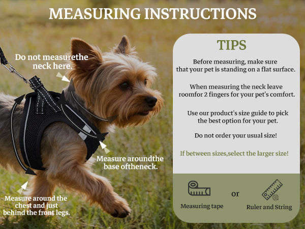 MEASURING INSTRUCTIONS