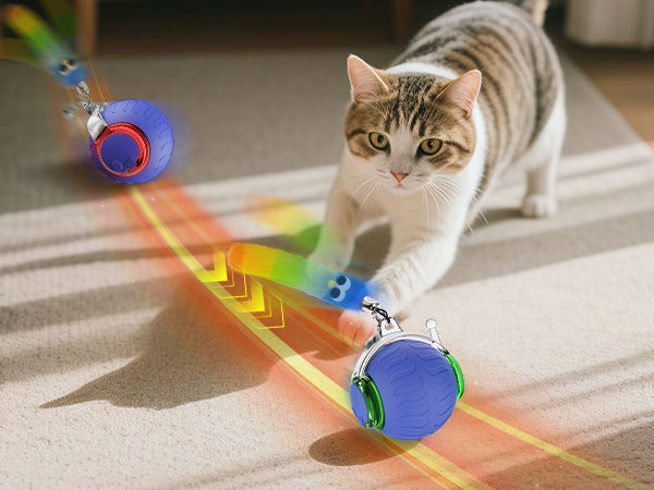 electric cat toy ball