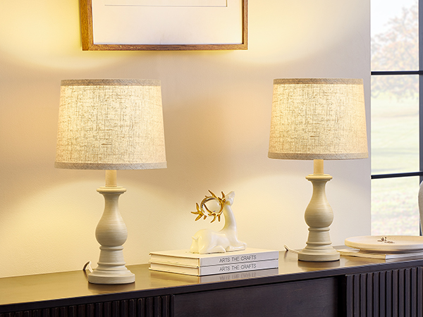 bedside lamps set of 2